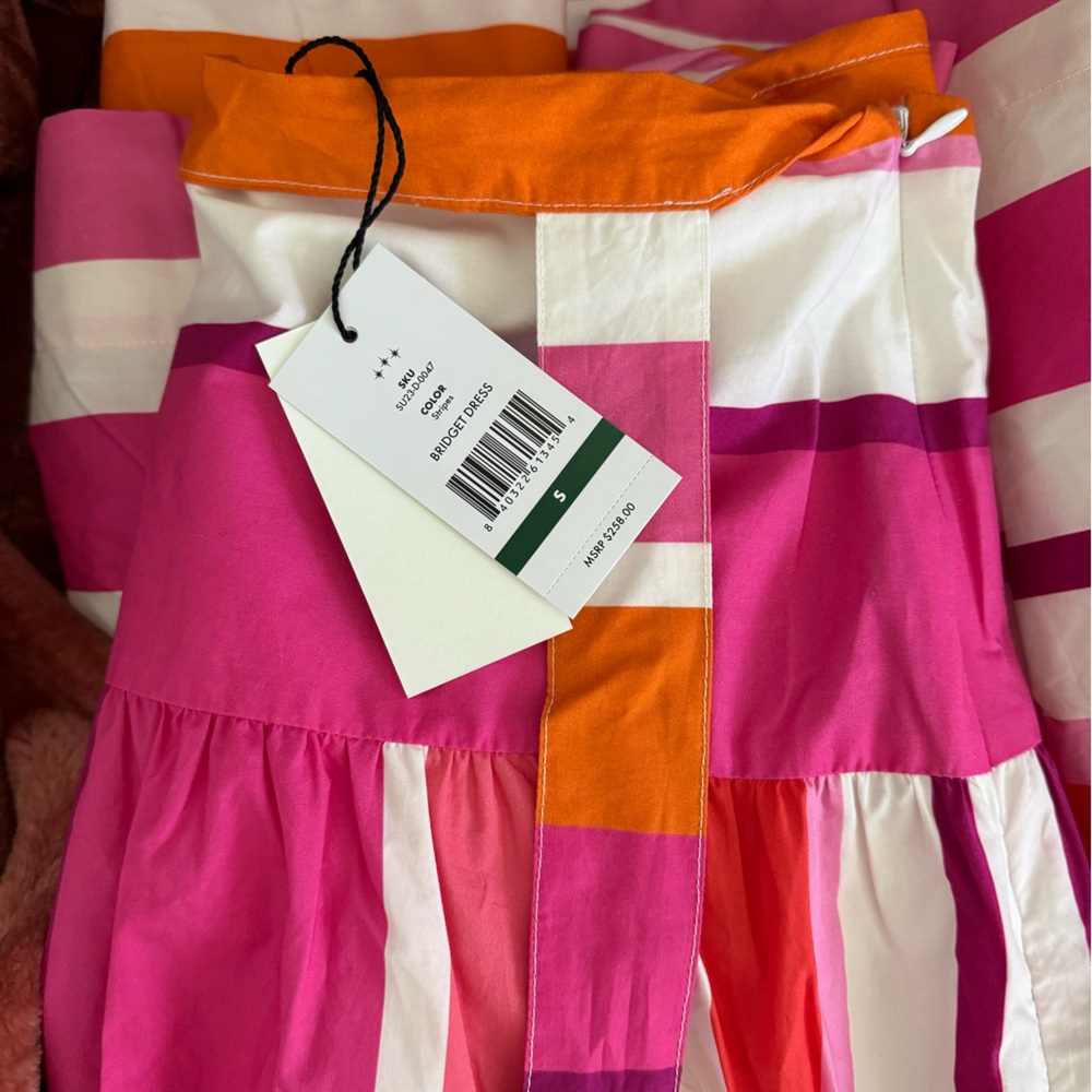 NWT Hermoza Red/Pink/Orange Bridget Dress